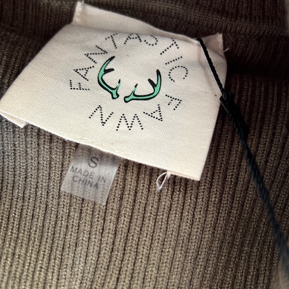 Olive Green Sweater Dress - Picture 6 of 6